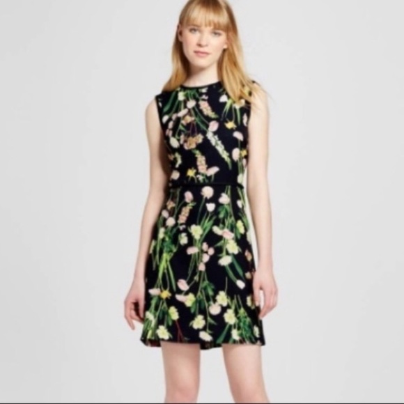 Victoria Beckham by Target dark floral dress - Picture 2 of 6